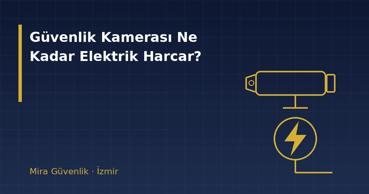 Güvenlik Kamerası Ne Kadar Elektrik Harcar?