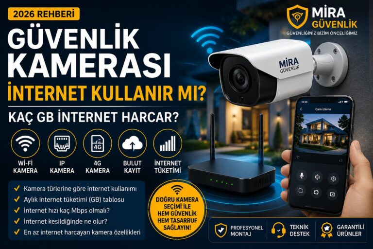 Güvenlik Kamerası İnternet Kullanır mı? Kaç GB İnternet Harcar?