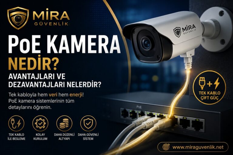 PoE Kamera Nedir? Avantajları ve Dezavantajları Nelerdir?